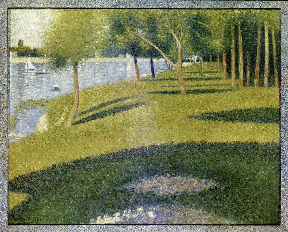 Landscape Island of the Grande Jatte by Georges Seurat